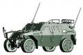 FUJIMI 722993-72M-18 1/72 日本.陸上自衛隊 輪式輕裝甲機動車/中隊長車.機槍搭載車@@