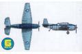 TRUMPETER 03405 1/700 WW II美國.海軍 TBF'復仇者'魚雷攻擊機