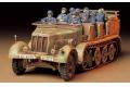 TAMIYA 35148 1/35 WW II德國.陸軍 Sd.Kfz.7半履帶拖車