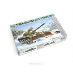 TRUMPETER 00313 1/35 芬蘭.陸軍 1958年分.T-55帶推土鏟坦克