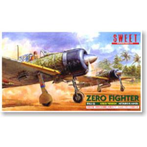 SWEET 14112 1/144 二戰日本帝國海軍 三菱公司A6M2b'零式'21型戰鬥機/綠色式樣 @@