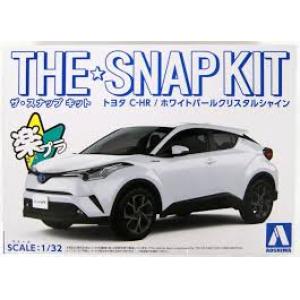 AOSHIMA 056349-06-A 1/32 豐田汽車 C-HR休旅車/珍珠白色/免黏合免塗裝