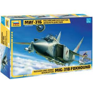 ZVEZDA 7244 1/72 蘇聯.空軍 米格公司 MIG-31'獵狐犬'戰鬥攔截機