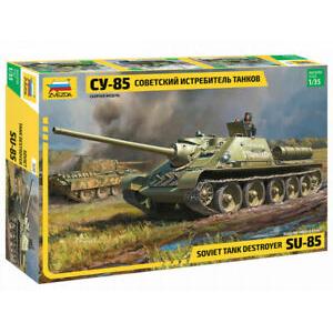 ZVEZDA 3690 1/35 二戰蘇聯.陸軍 SU-85坦克殲擊車@@