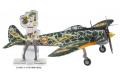 HASEGAWA 52210-SP-410 1/48 二戰日本.帝國陸軍 中島飛機公司 KI-43-1'隼'戰鬥機/荒野壽的飛行隊 蛋女郎 .扎拉式樣@@