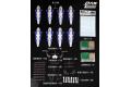 DL model decal DL-80001-C(紅色) 1/100 複合型浮游盾 MULTI-FROM FLOATING SHIELD@@