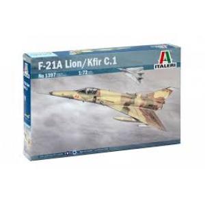 ITALERI 1397 1/72 美國.海軍/以色列.國防軍.空軍 F-21A/C.1'幼獅'戰鬥機