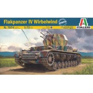 ITALERI 7074 1/72 WW II德國.陸軍 FLAKPANZER IV'旋風'自行防空炮