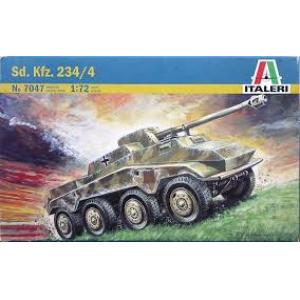 ITALERI 7047 1/72 WW II德國.陸軍 Sd.Kfz.234/4帶PAK-40反坦克炮輪式裝甲車