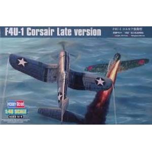 HOBBY BOSS 80382 1/48 WW II美國.海軍 F4U-1'海盜'後期生產型夜間戰鬥機