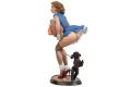 ANDERA MINIATURES UP-01 1/22 黑色小狗與美女人物