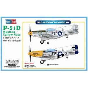 HOBBY BOSS 85808 1/48 WW II美國.陸軍 P-51'野馬'戰鬥機/黃色機鼻塗裝式樣