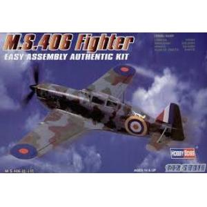 HOBBY BOSS 1/72 WW II法國.空軍 MS-406戰鬥機
