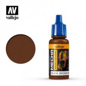 VALLEJO 69.818 機甲色彩系列-- 棕色煙灰（消光） Brown Eng. Soot (Matt)