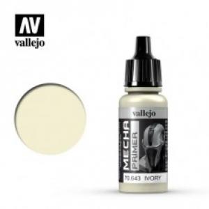 VALLEJO 70.643 機甲色彩-- 象牙色底漆 PRIMER Ivory