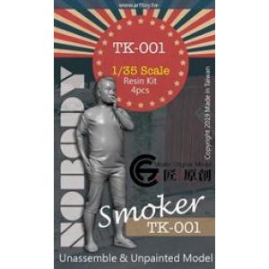 團購.匠原創/MASTER ORGINAL MODEL TK-001 1/35 抽菸大叔人物 SMOKER