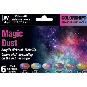 VALLEJO 77.090 魔法塵埃.偏折色/變色龍套組 ECCENTRIC COLORSHIFT MAGIC DUST