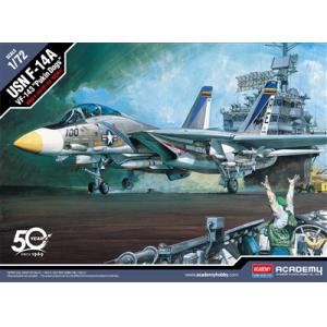 ACADEMY 12563 1/72 美國.海軍 F-14A'雄貓'戰鬥機/全新模具.VF-143中隊塗裝式樣