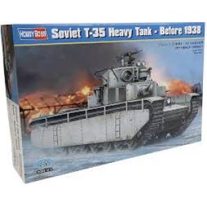 HOBBY BOSS 83842 1/35 二戰蘇聯.陸軍 T-35'伏羅希洛夫元帥'1938年前生產型重型坦克@@
