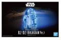 BANDAI 5058898 1/12 星際大戰系列--R2-D2機械人(彩透極光.傳輸影像VER)R2-D2/HOLOGRAM VER