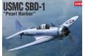 ACADEMY 12331 1/48 二戰美國陸戰隊 SBD-1'無畏'俯衝轟炸機/駐珍珠港塗裝式樣...