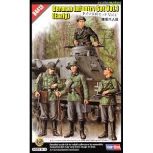 HOBBY BOSS 84413 1/35 二戰德國.陸軍 前期型步兵人物VOL.1
