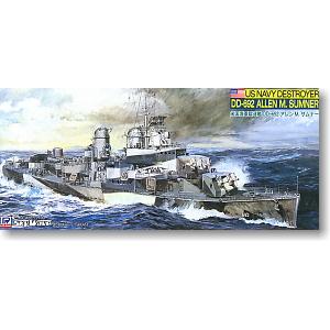 PIT-ROAD 01056-W-33 1/700 WW II美國.海軍 DD-692'桑納'級'艾倫.M.桑納號'驅逐艦