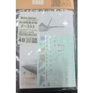 元氣製造/GEN-48004 1/48 美國.洛克希德.馬丁公司 F-35A'閃電II'戰鬥機適用塗裝水貼紙/荷蘭空軍70周年狩獵女神紀念塗裝式樣