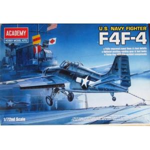 ACADEMY 12451 1/72 WW II美國.海軍 F4F-4'野貓'戰鬥機