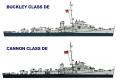 PIT-ROAD 010090-W-9 1/700 WW II美國.海軍 DE-99坎農級護衛驅逐艦