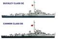 PIT-ROAD 010083-W-8 1/700 WW II美國.海軍 DE-51巴克利級護衛驅逐艦