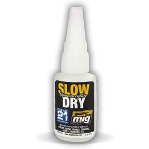 A.MIG-8013 慢乾型瞬間膠 SLOW DRY.CYAROACRYLATE