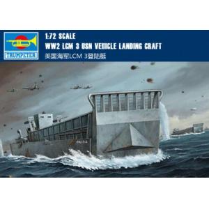 TRUMPETER 07213 1/72 WW II美國.海軍 LCM-3登陸艇