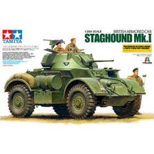 TAMIYA 89770 1/35 WW II英國.陸軍 '獵鹿犬/STAGHOUND'MK.I輪式裝甲車