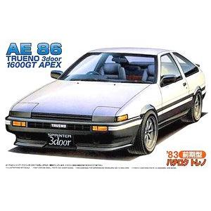 FUJIMI 034409-ID-52 1/24 豐田汽車 AE-86 TRUENO 1600GT 三門轎跑車/1983年.前期生產型