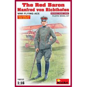 MINIART 16032 1/16 WW I德國.空軍 空戰英雄-紅男爵.曼弗雷德·馮·里希特霍芬