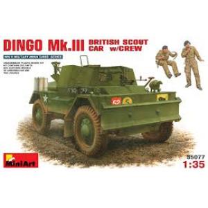 MINIART 35077 WW II英國.陸軍 '澳洲野狗'MK.3輪式裝甲偵查車&裝甲兵人物@@