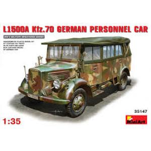 MINIART 35147 1/35 WW II德國.陸軍 L-1500A(Kfz.70)輪式運兵車