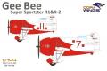 DORA WINGS DW-14402 1/144 美國 2014年湯姆森杯競速比賽'吉比/GEE BEE' R-1/R-2競速機