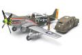 TAMIYA 89732 1/48 WW II美國.陸軍 北美飛機公司P-51D'野馬'戰鬥機&參謀車/限量生產