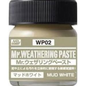 GUNZE WP-02 擬真舊化膏--泥巴白色 MRWEATHERING PASTE--MUD WHITE