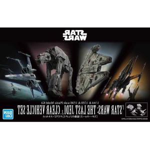 BANDAI 5058919 1/144/350/540 星際大戰.最後的絕地武士--透明載具組 STAR WARS:THE LAST JEDI.CLEAR VEHICLE SET