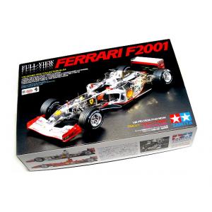 TAMIYA 20054 1/20 法拉利車隊  F2001方程式賽車/透明車殼.全視角式樣