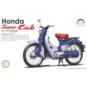 FUJIMI 141855-bike-21 1/12 本田機車 SUPER CUB C100摩托車/1958年式樣/附初回限定品