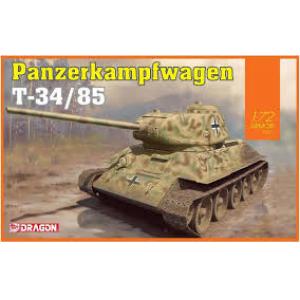 DRAGON 7564 1/72 WW II德國.陸軍 擄獲型T-34/85坦克