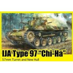 DRAGON 6875 1/36 WW II日本.帝國陸軍 '97式'帶57mm炮塔//新底盤中型坦克