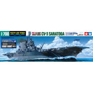 TAMIYA 25179 1/700 WW II美國.海軍 CV-3'薩拉拖加號'航空母艦帶PONTOS MODEL細部提升套件