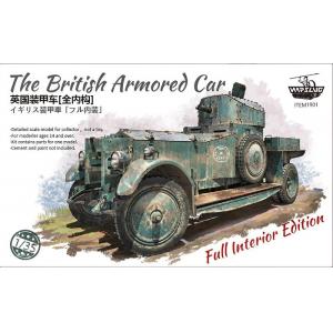 預先訂貨--團購.WARSLUG 1901 1/35 WW I英國.陸軍 勞斯萊斯公司MK.1輪式裝甲車/1920年式樣/全內部構造