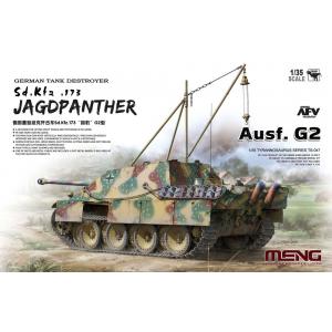 MENG MODELS TS-047 1/35 WW II德國.陸軍 Sd.Kfz.173 Ausf.G2'獵豹'G2型坦克殲擊車/首發送金屬砲管