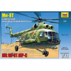 ZVEZDA 7230 1/72 蘇聯.陸軍 米爾公司 MI-8T'河馬.C'通用直升機